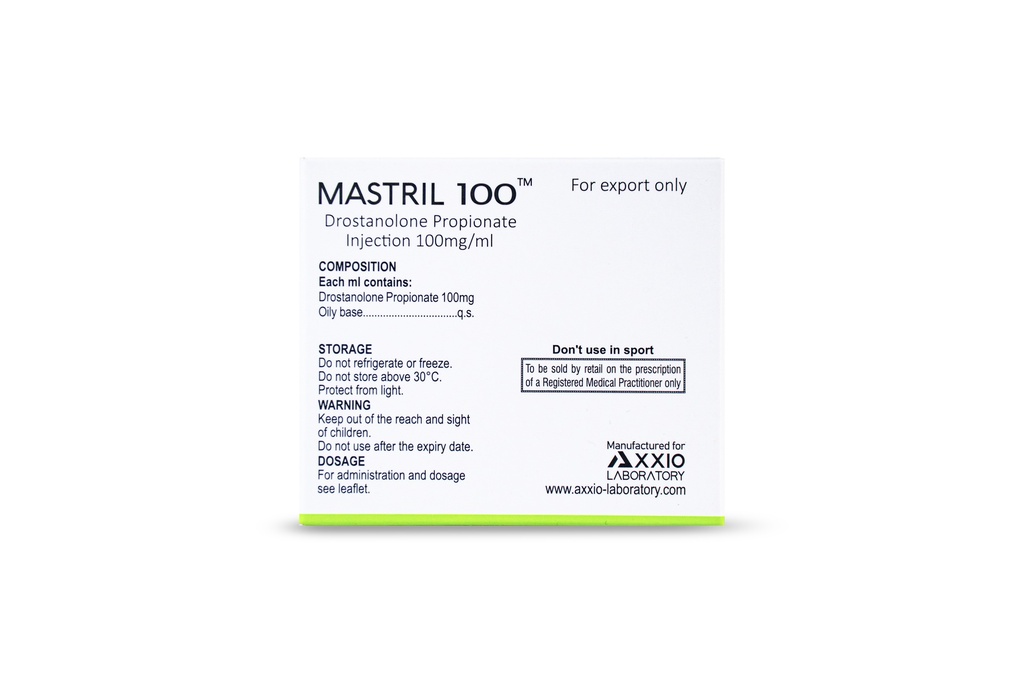 Drostanolone Propionate injection 100mg/ml Accio