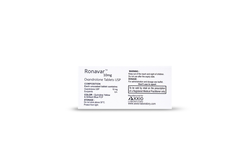 Oxandrolone Tablets  USP  10mg/50 tablets