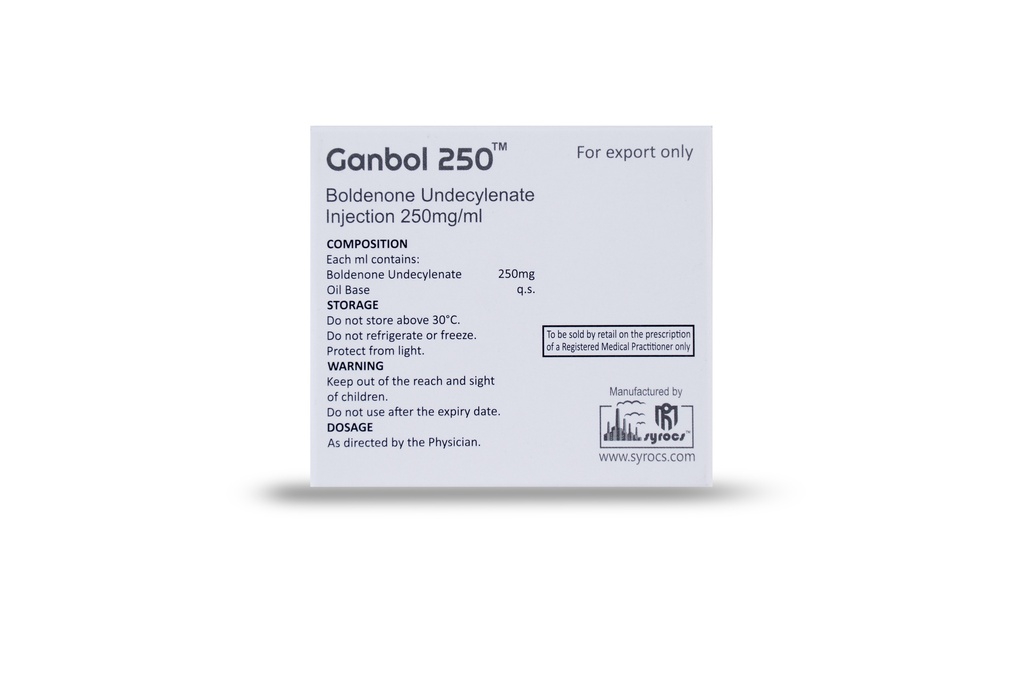 Boldenone Undecylenate 250mg (Syrocs)