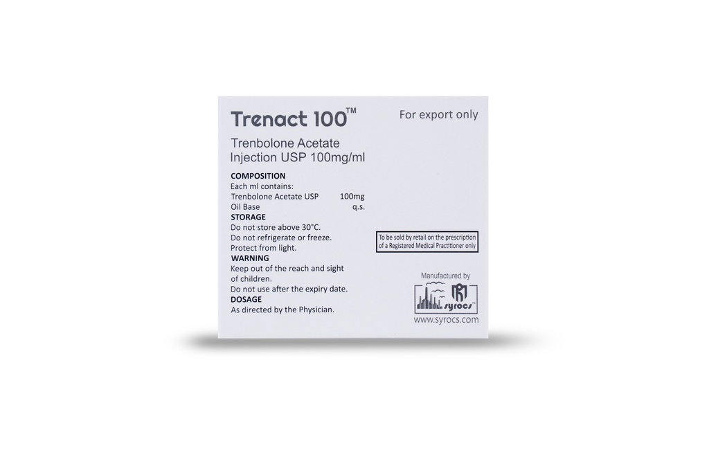 Trenbolone Acetate USP 100mg (Syrocs)