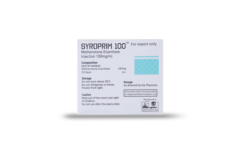 Methenolone Enanthate 100mg (Syrocs)