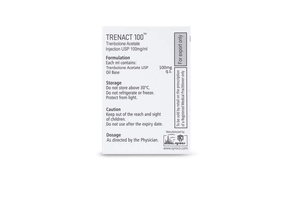 Trenbolone Acetate USP 100mg (Syrocs)10 ML VIALS 