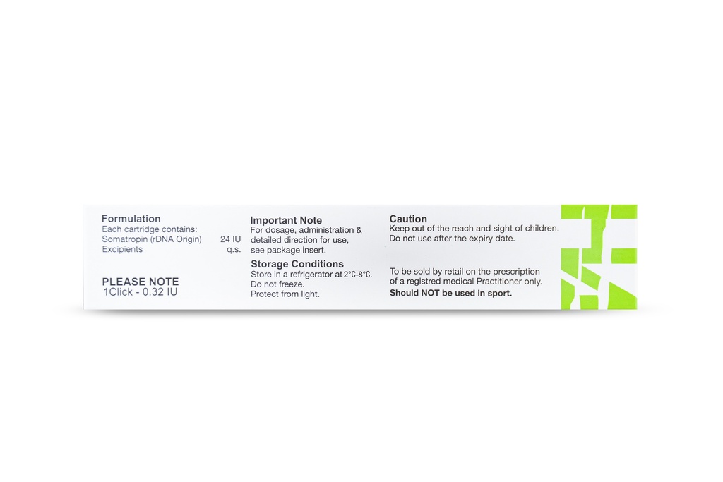 Human Growth Hormone 24IU/1.5ml cartridges pen (THAIGER PHARMA)