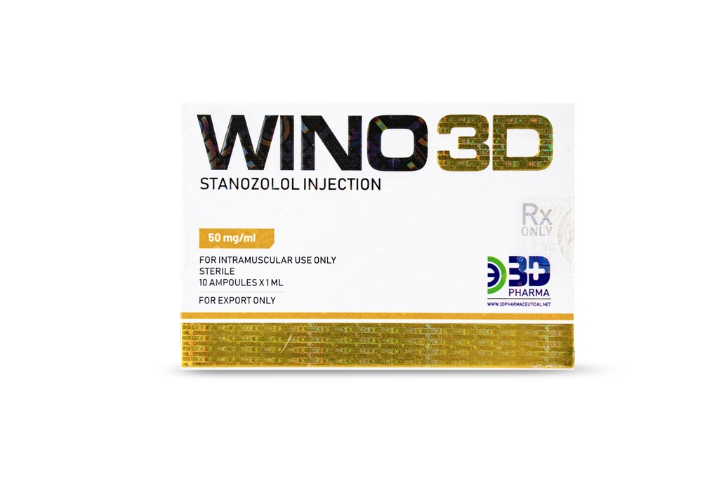  WINO3D - Stanozolol 50mg 600 10x1ml 