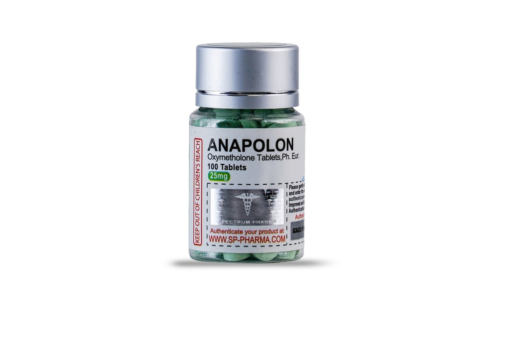 ANAPOLON - Oxymetholone - 25 MG / pill - 100 Tablets Bot