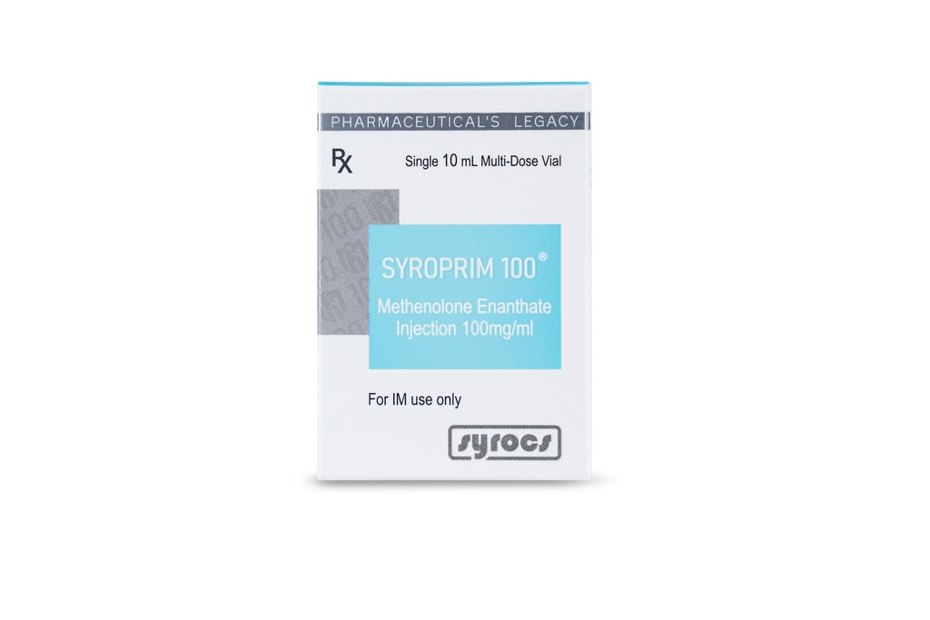 Methenolone Enanthate 100mg (Syrocs)10 ML VIALS 