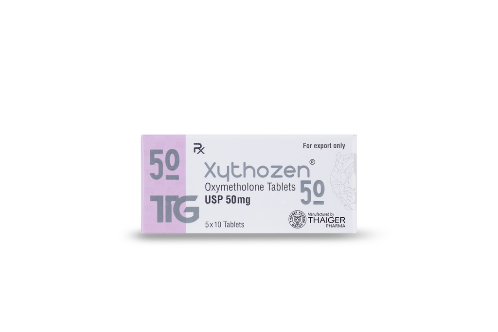 Oxymetholone 50mg x 10's x 5 strips (THAIGER PHARMA)