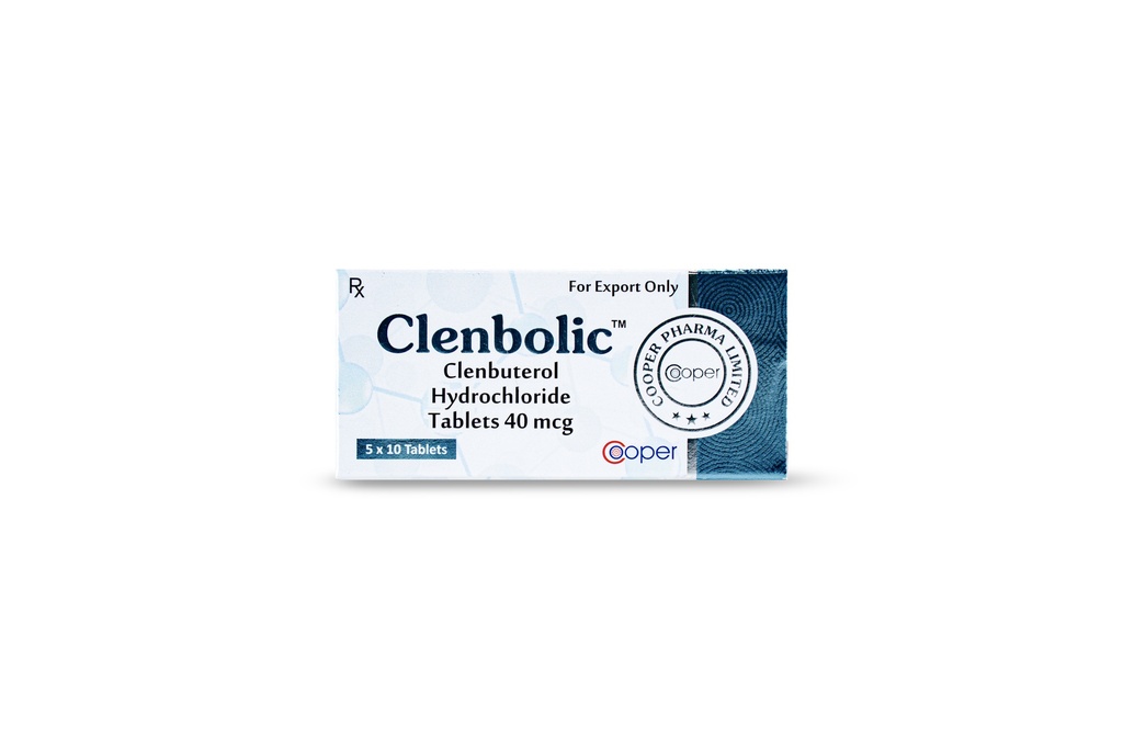 Clenbuterol hcl 40 mcg