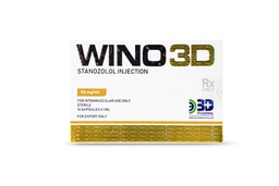 [Stanazol Inj 10ML ampule]  WINO3D - Stanozolol 50mg 600 10x1ml (3D PHARMA)